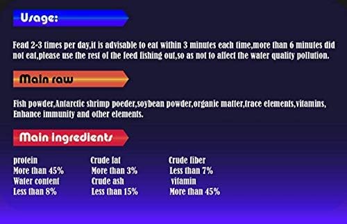 1kg Parrot Pellets Food Color-Enhancing Red Parrot Cichlid Fish Feed Food (1 kg Parrot Fish Pellets)-PawvioPets