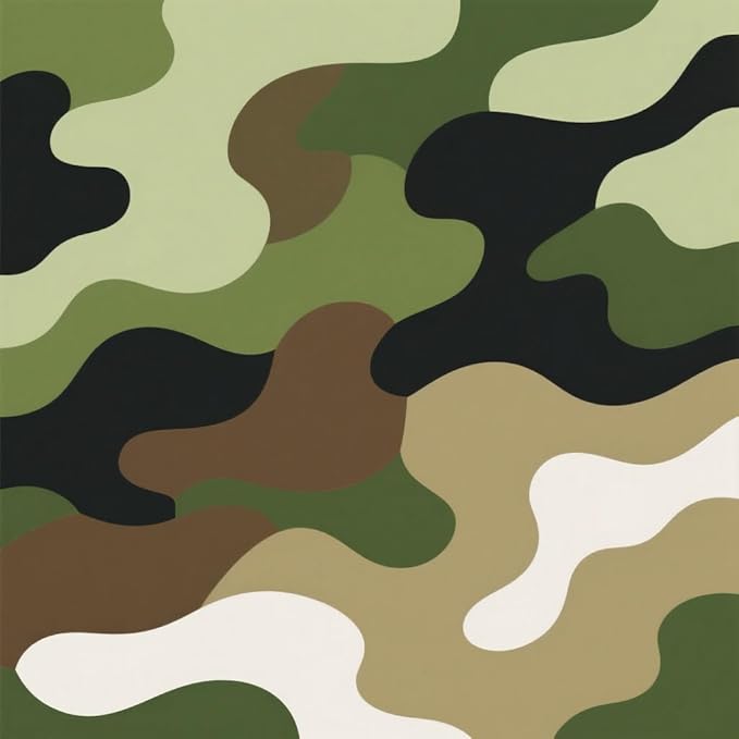 Funfox Dog Harness No Pull, Adjustable Pet Vest Harness, Super Soft Material with Vertical Handle Easy Control, Reflective Night Walking, 2 Leash Clips for XLarge Dogs, Camo Green, XL-PawvioPets