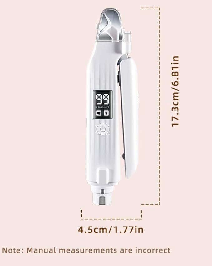 2-in-1 Dog Nail Trimmers & Dog Nail Grinder with 2 LED Lights, USB Rechargeable, Cat Nail Clipper with Splash Guard, and Multiple Grinding Methods for Small, Medium, and Large Dogs & Cats-PawvioPets