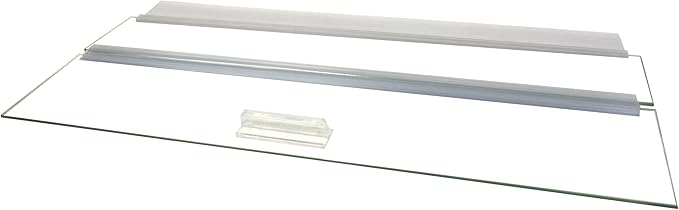 5 Gallon Aquarium with Glass Canopy - 16x08x10 - (1) Aquarium & (1) Glass Canopy ONLY-PawvioPets
