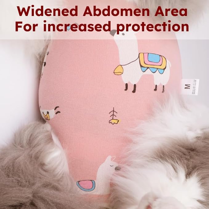 Cat Recovery Suit for Spay Abdominal Wounds, Breathable Cat Onesie for Cats After Surgery Female, Kitten Surgical Recovery Suit Female Cone of Shame Alternative for Cats Anti Licking-PawvioPets