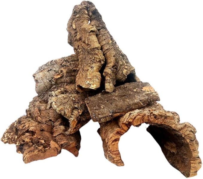 Cork Bark - 1lb (Assorted) - for Orchids, Airplants, Reptiles, and Terrariums-PawvioPets