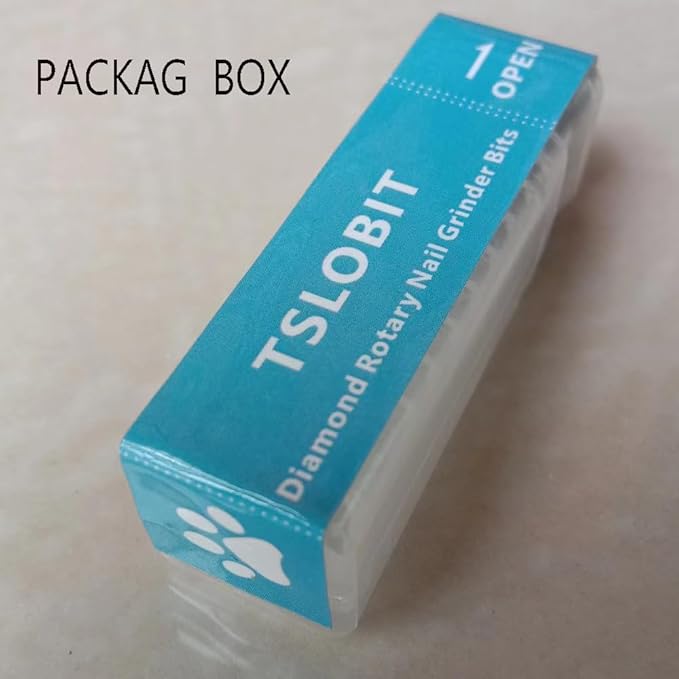 Diamond Dog Nail Grinder Bits Attachment,1/8'' Pet Nail Grinder Wheel for Dremel Dog Nail Grinder, Diamond Rotory Bit for Dogs&Pets Nail Care(Large B)-PawvioPets