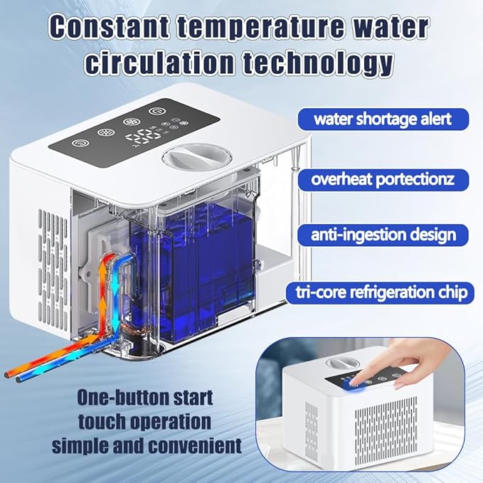 DuDuDog Electronic Self-Cooling and Heating Pet Mat for Dogs and Cats, Quiet Semiconductor Technology with Timed Water Circulation, 15.75 x 23.62 Inches-PawvioPets