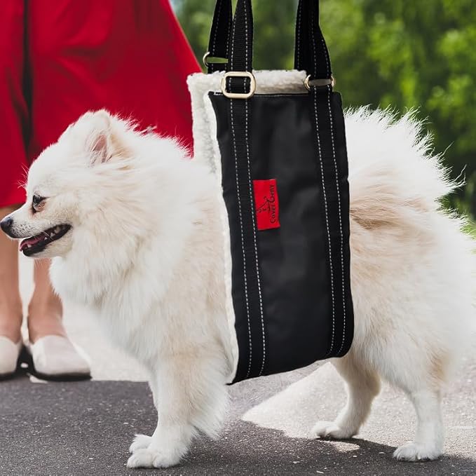 Dog Lift Harness - Adjustable Sling for Rear Legs with Soft Support for Senior, Injured, Disabled Dogs After ACL Surgery - Helping Pets with Canine Aid and Rehab Support (M)-PawvioPets