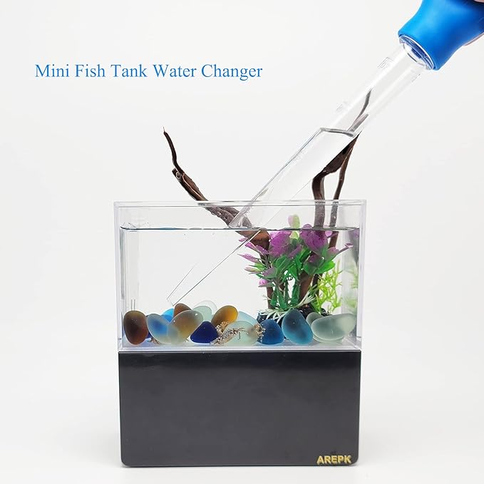 Aquarium Coral Feeder Fish Feeder Waste Clean Tool Manual Cleaner Water Changer Fish Tank Cleaning Tool Siphon Dropper Waste Remover Aquatic Bottom Feeder Pipette Aquarium-PawvioPets
