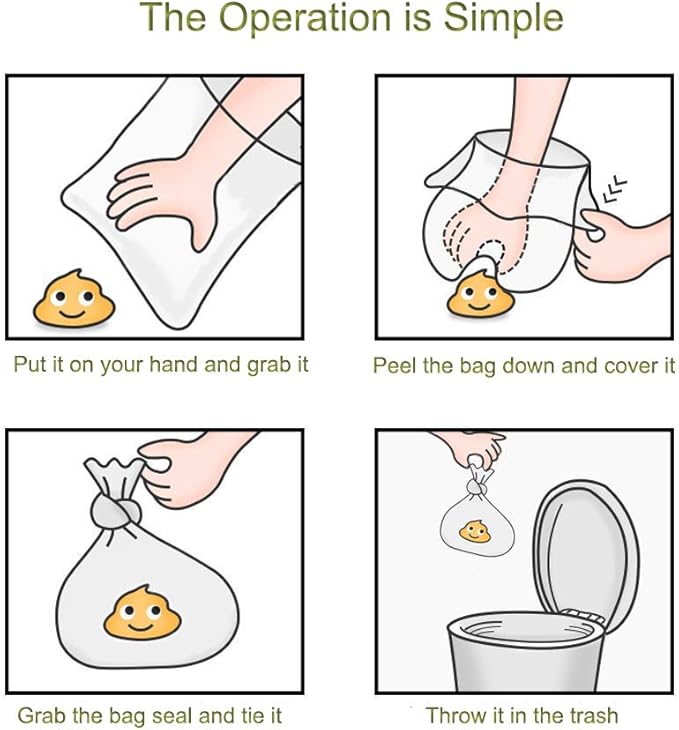 ECO-CLEAN Dog Poop Bags, 24 Rolls/360 Bags with Dispenser, Dog Waste Bags, Unscented, Leak-Proof, Easy Tear-Off-PawvioPets