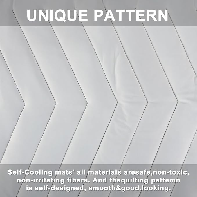 Dog Cooling Mat for Large Dogs 40 x 28''Self Coolings Foldable Cooling Pad,Q-MAX>0.5 Washable Ice Cool Fabric-Cool on Contact,Easy Washable Pet Pad for Kennel Sofa Floor Car Seats in Summer-PawvioPets