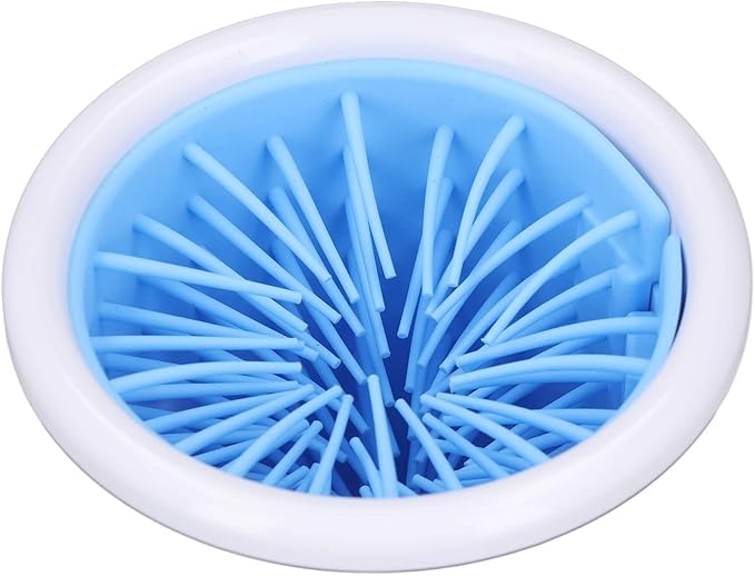 gernie Electric Pet Washer, 2000mAh USB Rechargeable Automatic Dog Washer 2 in 1 Portable Dog Foot Cleaner with Soft Brush for Small Medium Dogs s and Cats-PawvioPets