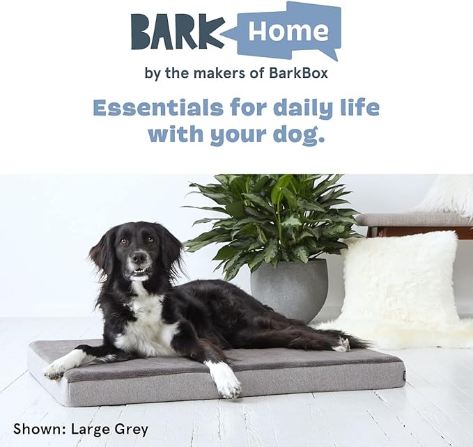 Barkbox Orthopedic Dog Bed | Comfortable Memory Foam Mattress for Joint Relief | Head and Neck Support Waterproof with Non Skid Bottom | Calming Durable Bed with Washable Cover | Small, Navy-PawvioPets