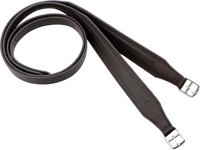 Jeereal Stability Stirrup Leathers for English Saddle Wide Body English Stirrup Leathers for Equestrian Riding-PawvioPets