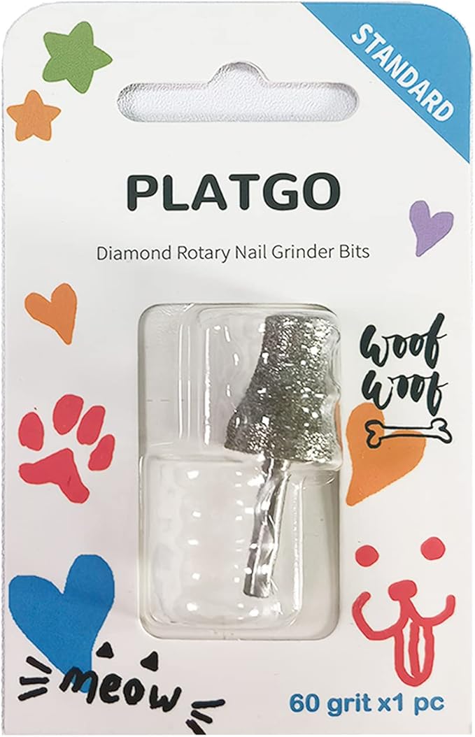 Diamond Dremel Dog Nail Grinder FlashB, Dogs&Pets Nail Care, 1/8'' Pet Nail Grinder Wheel Work with Dremel Sanding Drums for Animals Nail Care & Home Grinder Tools-PawvioPets