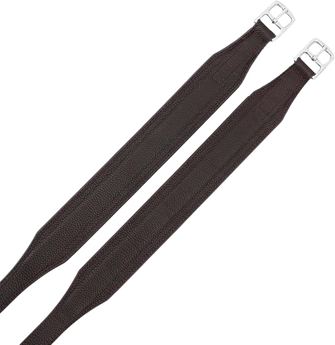 Jeereal Stability Stirrup Leathers for English Saddle Wide Body English Stirrup Leathers for Equestrian Riding-PawvioPets