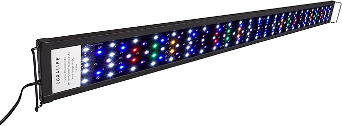 Coralife Fish Tank Aquarium Seascape WiFi/Bluetooth Smart LED Light Fixture, 48-54"-PawvioPets