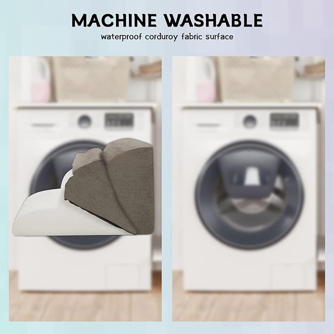 Dog Steps for Small Dogs, 4-Step Pet Ramp Stairs for High Beds and Sofa, Non-Slip Pet Stairs for Small Dogs and Cats, Removable and Easy to Clean Cover, Light Brown-PawvioPets