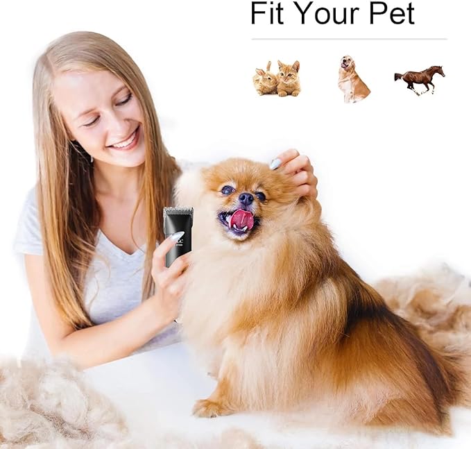 2PCS 7FW Wide Blades for Dog Grooming Blades Compatible with Andis,Oster A5,Wahl km10 Dog Clippers,Size-#7FW, 1/8-Inch Cut Length (3.2mm)(2pcs #7FW)-PawvioPets