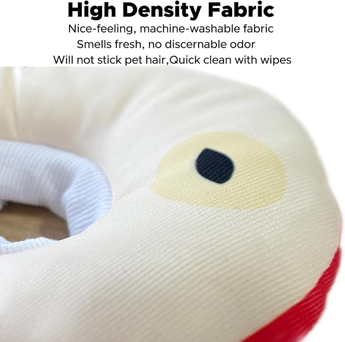 Cat Cone Collar Soft Kitten Donut, Cat Cones to Stop Licking After Surgery and Scratching, Waterproof Elizabethan e Collar for Cats After Neuter, Adjustable Comfy Cats Neck Cone Pillow for Kitty-PawvioPets