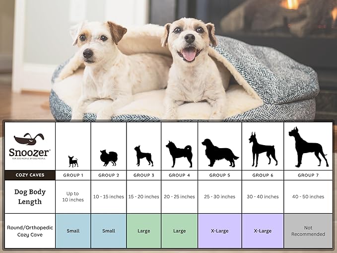 Snoozer Luxury Cozy Cave, Camel, Small-PawvioPets