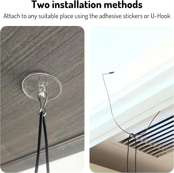 Hanging cat Toys mice with Squeaky Sound 3PCS, Retractable Teaser Toy, Interactive cat Toys for Indoor Bored Kitten Self Play Chase Exercise, Mental Physical Stimulation for All Breeds-PawvioPets