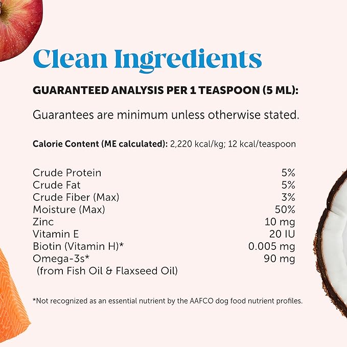 Dog Skin and Coat Supplement with Salmon Oil for Dogs - Allergy Itch Relief + Skin & Coat Health, Dog Food Topper Bone Broth with Salmon Oil, Collagen, Biotin + Vitamin E (12 oz)-PawvioPets