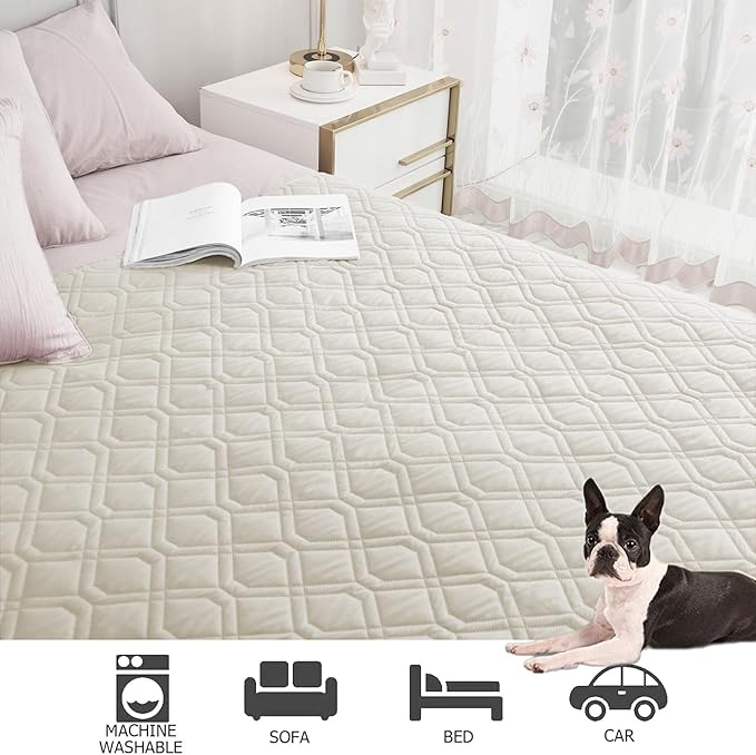Ameritex Waterproof Dog Bed Cover Pet Blanket for Furniture Bed Couch Sofa Reversible-PawvioPets
