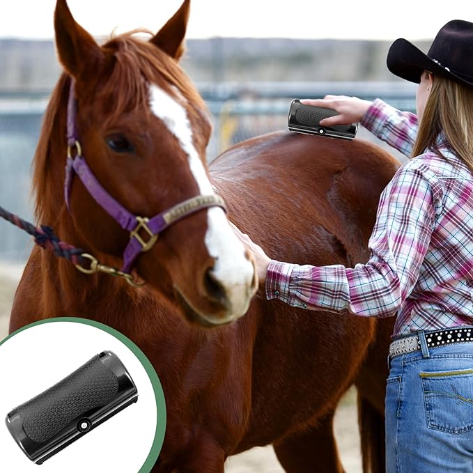 Deshedding Brush, Brush fro Shedding Grooming for Cats, Dogs, Rabbits, Horses Non-Slip Handle, Comfortable to Hold, Can Help pet Remove Shed Hair.-PawvioPets