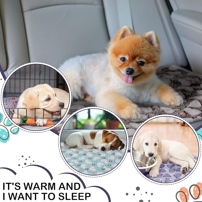 4 Pcs Waterproof Guinea Pig Blankets Washable Small Animal Fleece Bedding Absorbent Guinea Pig Cage Liners Reusable Pet Pee Pad Sleep Mat Pad Cover for Hamster Ferret (Heart Pattern,24 x 47 Inch)-PawvioPets