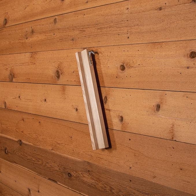 Collapsible Wooden English Saddle Rack | 18" Length | Easy to Mount | Folds Down Not Used | Fits Shorter Skirted Western Horse Saddles | Natural Pine Finish-PawvioPets