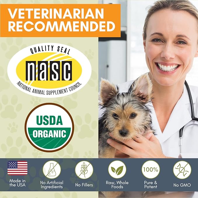 Wholistic Pet Organics Pet Shampoo Concentrate: Heavenly Herbal Organic Dog Shampoo and Conditioner - All Natural Puppy and Cat Shampoo for Dry, Itchy Skin, Allergies, Dandruff Shampoo-PawvioPets