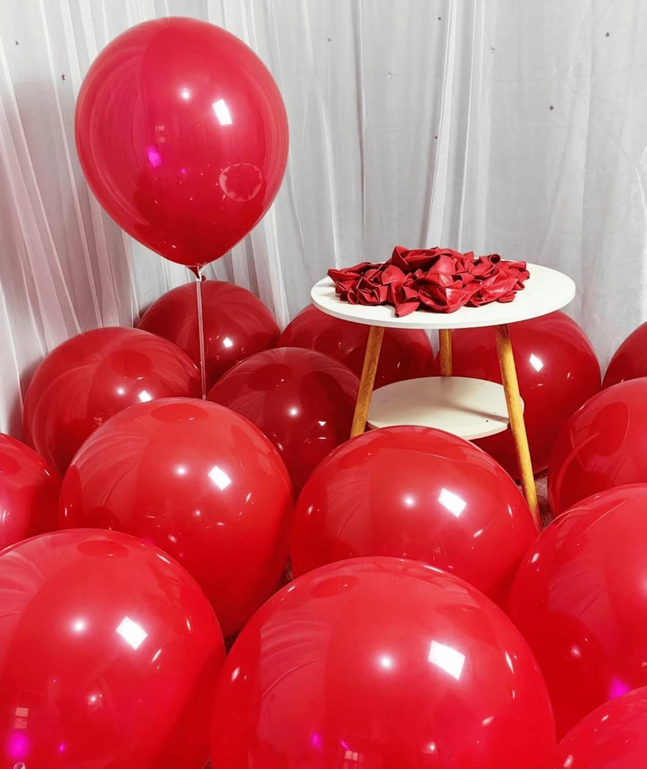 90 Pack Red Balloons 18 inch Red Latex Party big Balloon Bulk for Various Party Events Decorations