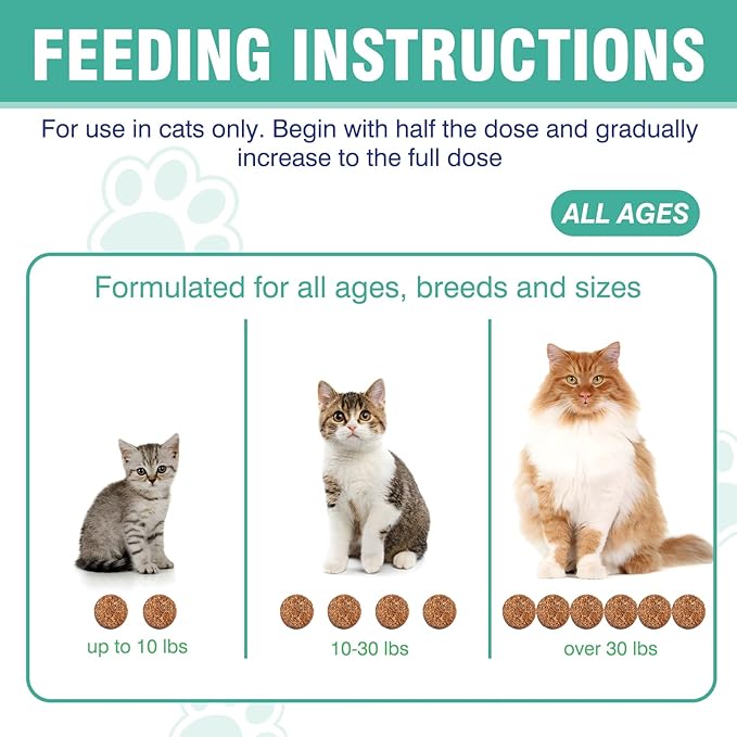 Cat Hairball Remedy Treats, 150 Soft Chews Cat Hair Ball Treatment Furball Control Relief Helps Eliminate and Prevent Hairballs for Indoor Cats Supports Skin and Coat Digestion Chicken Flavor-PawvioPets