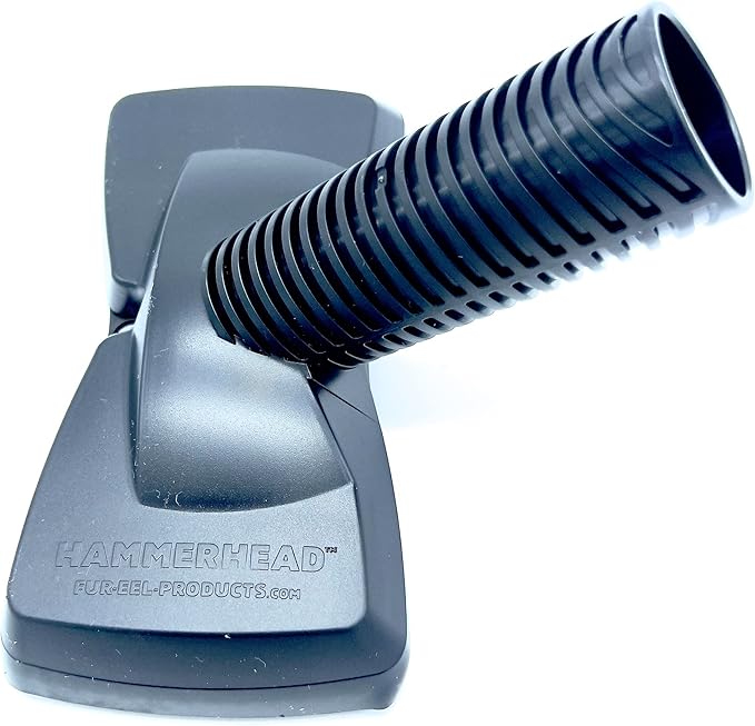 Buff Brite Fur-EEL Hammerhead Pet Hair Remover | Vacuum Attachment for Cars, Stairs & Couches | Removes Sand, Lint & Pet Hair | Compatible with Most Brands-PawvioPets