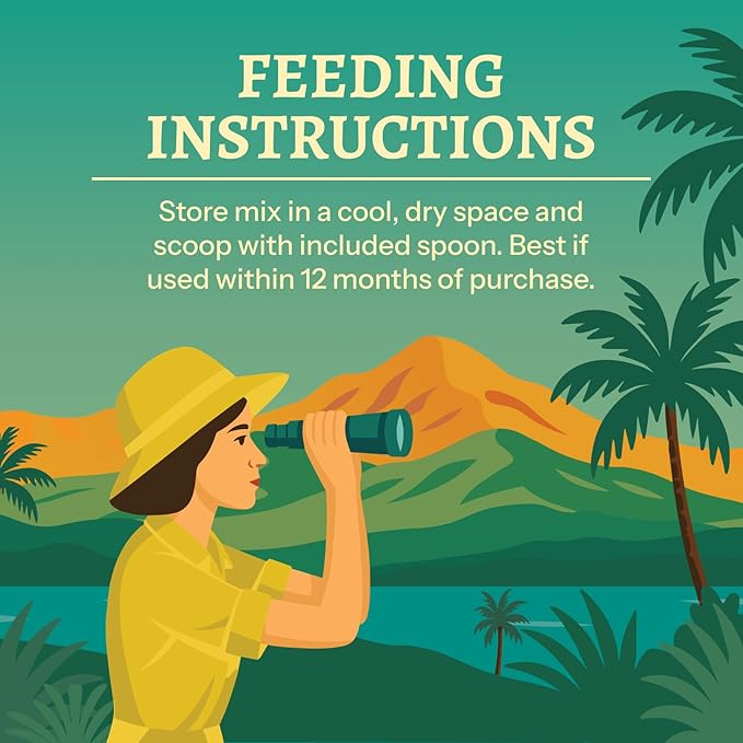 100% Organic Parakeet Food – Premium Bird Seed Mix with Oat Groats, Buckwheat, Amaranth, Super Veggies & Seeds – Reusable Tin + Stainless-Steel Scooper – Made in USA, Human Grade Ingredients (2lb)-PawvioPets