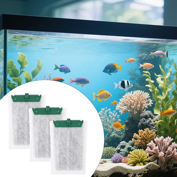 16pcs Medium Replacement Filter Cartridges Compatible with Tetra Whisper Bio-Bag, Fish Tank Parts Accessories for 10i IQ10 PF10 ReptoFilter, 5-10 Gallon Aquarium Filter Cartridges-PawvioPets