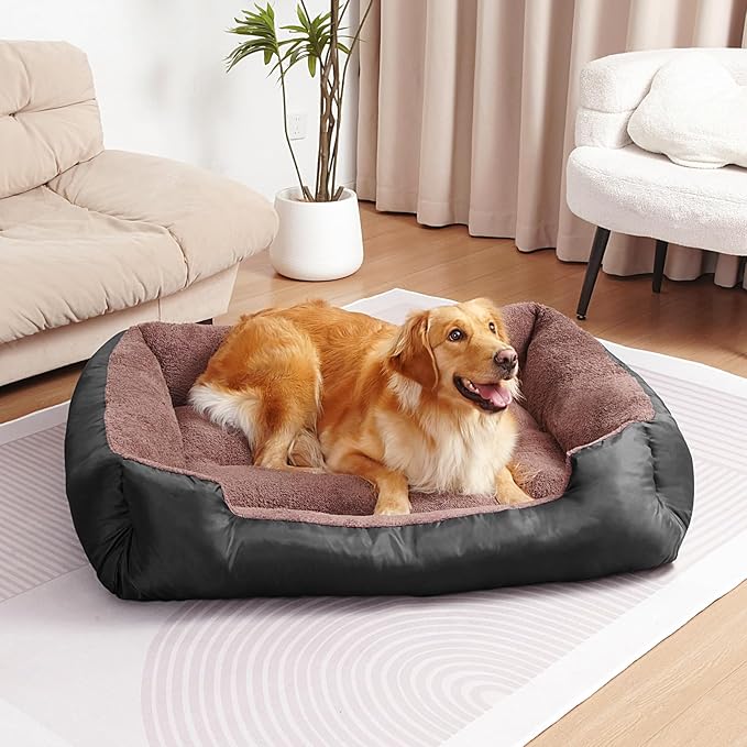 Dog Bed for Large Dogs, Large Dog Bed, Warming Soft Pet Bed, Durable Pet Bed with Anti-Slip Bottom-PawvioPets