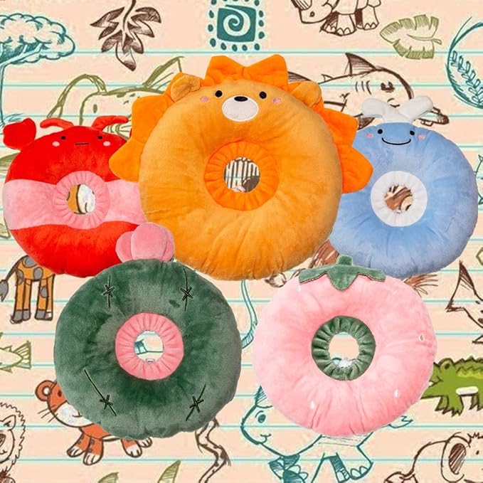 Adjustable Cat Recovery Collar Soft,Cute Pet E-Collar Neck Cone After Surgery Wound Healing Protective Cone Fit for Kitties, Small Dogs(ELC05-whale-l)-PawvioPets