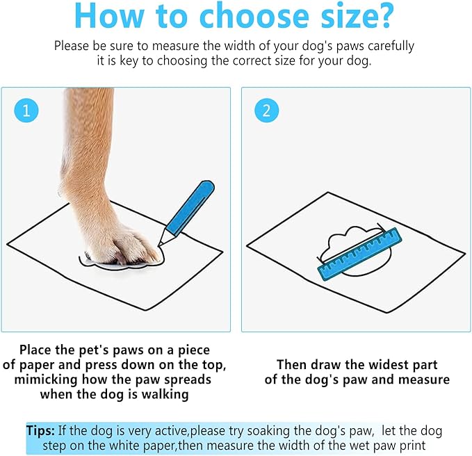 Dog Shoes, Dog Sandals for Hot Pavement, Non-Slip Waterproof Dog Booties for Winter Snowy Day and Summer, Adjustable Straps Easy-Clean Beach Outdoor Pet Boots Rugged Sole-4Pcs Blue-PawvioPets