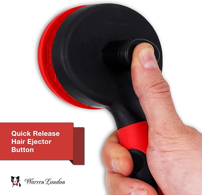 Warren London Cat Detangler Spray Bundle with Pin Brush for Matted Hair | Leave in Conditioner Pet Detangling Spray That Demattes & Refreshes | 8oz w/Pin Brush-PawvioPets