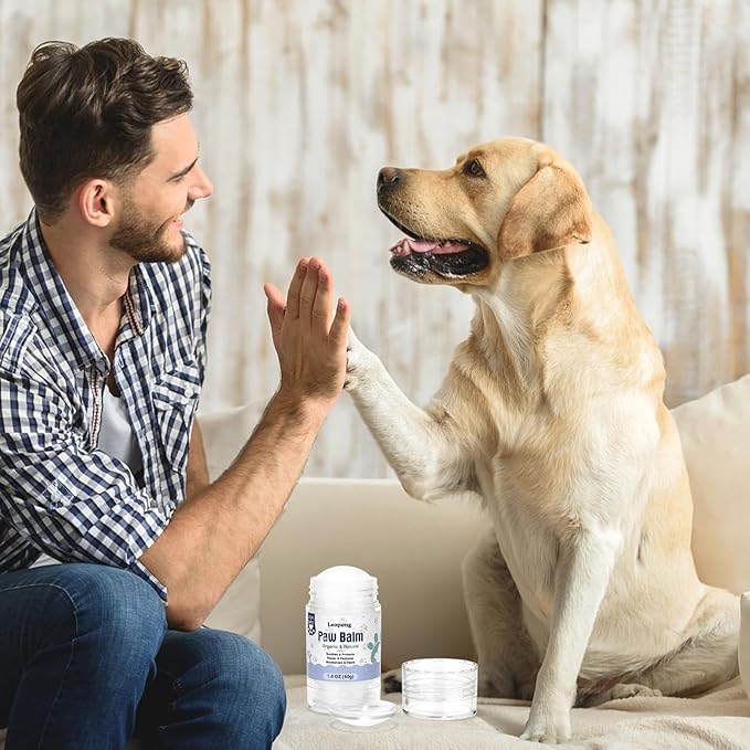 Dog Paw Balm, Moisturizer & Protection for Cracked Dry & Damaged Paws, Nose & Elbows Natural Lick Safe Dog Nose Balm-PawvioPets