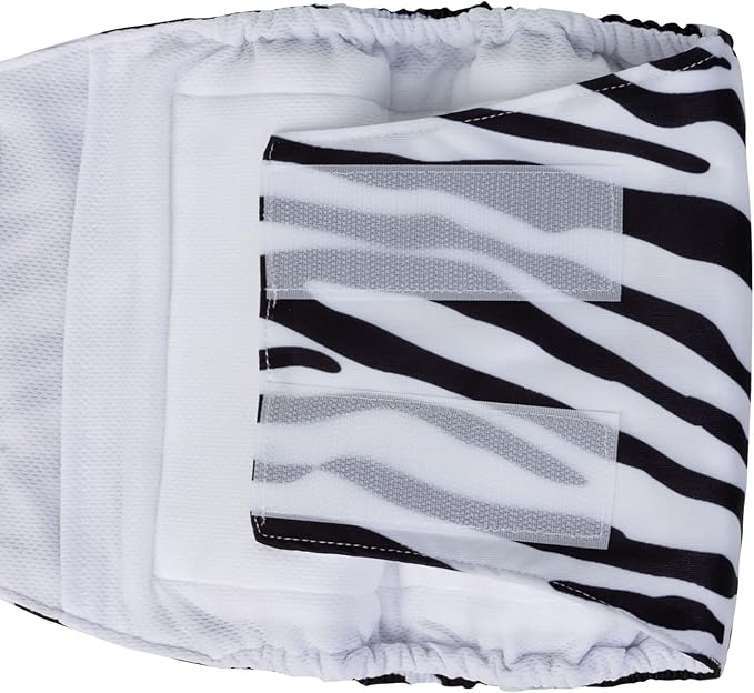 CuteBone Dog Diapers Male Washable Belly Band for Male Dogs Wraps 3pcs a Pack DM39M-PawvioPets