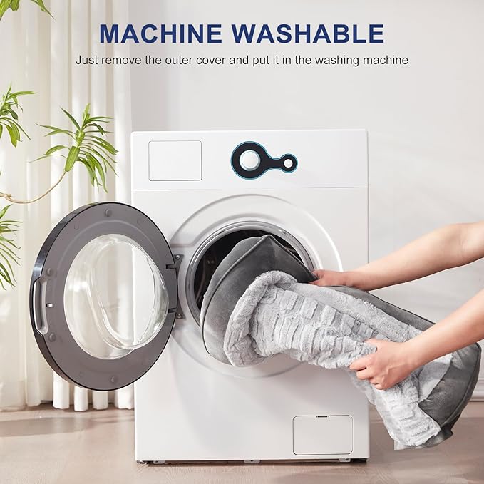 FURTIME Orthopedic Dog Beds Large Sized Dog, XL Washable Dog Sofa Bed for Large Dogs, Comfy Supportive Egg-Crate Foam Pet Couch Bed with Removable Cover, Waterproof Lining and Nonskid Bottom-PawvioPets