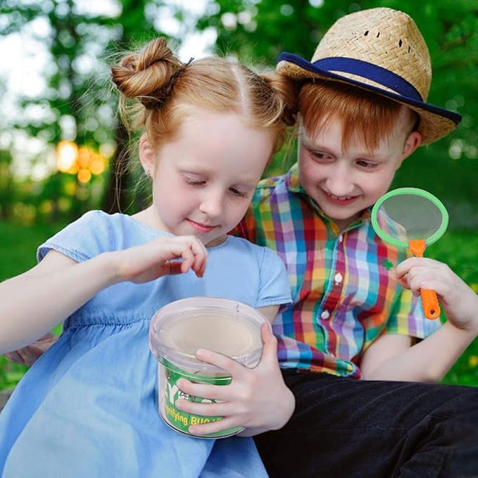 ESSENSON Outdoor Explorer Kit & Bug Catcher Kit with Binoculars, Compass, Magnifying Glass, Critter Case and Butterfly Net Great Toys Kids Gift for Boys & Girls Age 3-12 Year Old Camping Hiking-PawvioPets