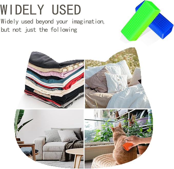 2pcs Pet Dog Cat Hair Remover, Pet Hair Removal Tool, Hollow Cleaner Brush for car,Interior, Furniture, Sofa-PawvioPets