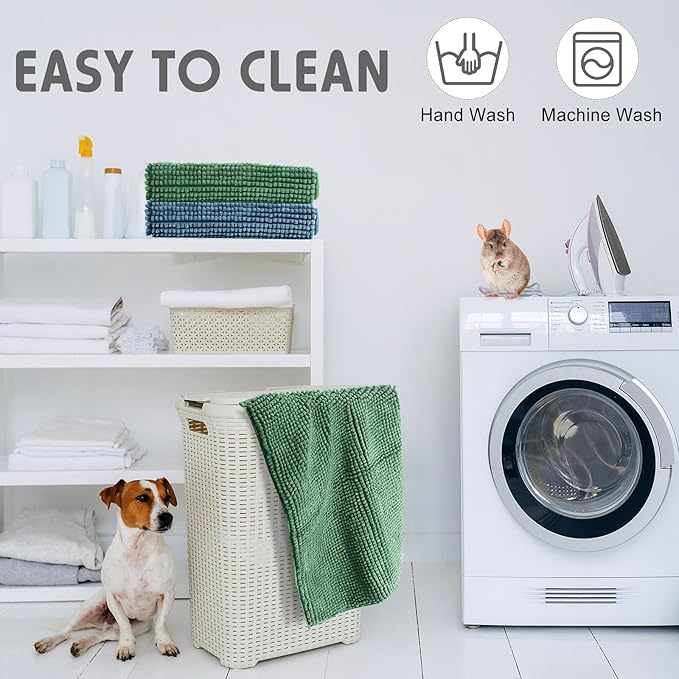 Amylove 4 Pcs Guinea Pig Cage Liner Guinea Pig Bedding Washable Fleece Pee Pads Reusable Small Animals Training Mat Small Animal Sleeping Bed for Bunny Hamster(Mixed Colors,16 x 24 Inch)-PawvioPets