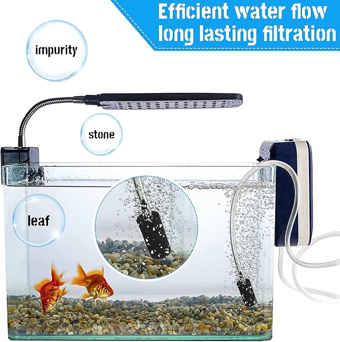 12 Pieces Black Pre-Filter Sponge Foam Roll Accessories for Aquarium Fish Tank-PawvioPets