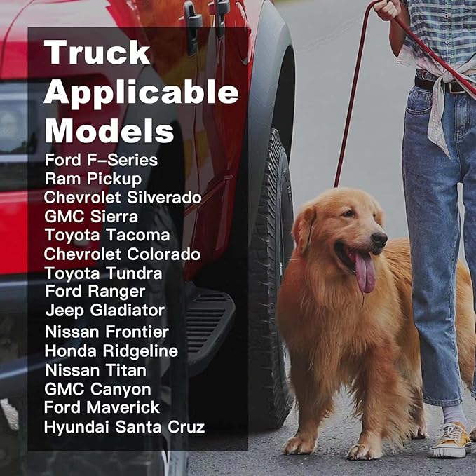 Dog Car Seat Cover for Trucks, Back Seat Pet Cover for Dogs F150 Ram 1500, Waterproof Dog Hammock for Truck with Mesh Window Heavy Duty Seat Cover for F-Series/GMC Sierra/Silverado-PawvioPets