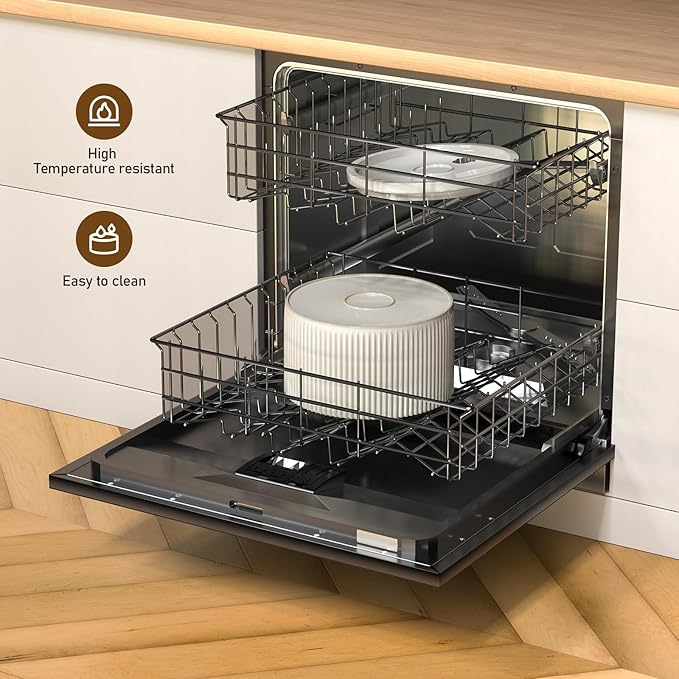 DOOOB Ceramic Cat Water Fountain, 2.1L/71oz Ceramic Cat Fountains, Automatic Pet Water Fountain for Cats, Pet Water Fountain with Ultra-Quiet Pump and 3 Filters & 3 Sponges (Beige)-PawvioPets