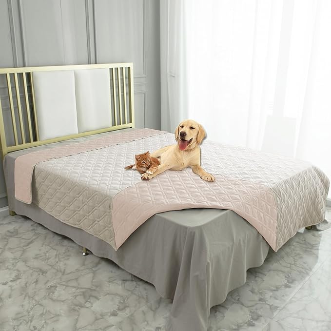 Ameritex Waterproof Dog Bed Cover Pet Blanket for Furniture Bed Couch Sofa Reversible-PawvioPets