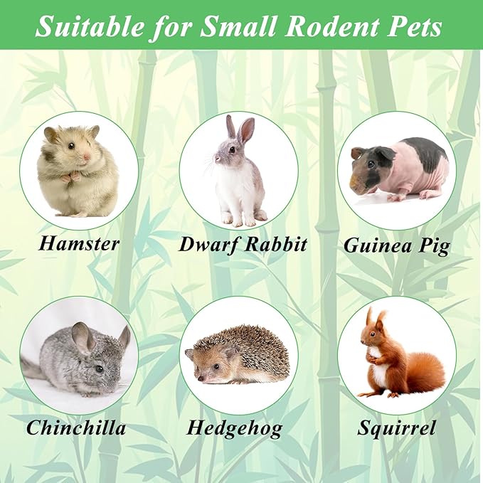 1000g/2.2lb Sweet Bamboo Sticks for Rabbits, Guinea Pig Chew Toys Bunny Toys for Rabbits Indoor, Teething Toy for Small Animals Rabbits, Hamsters, Chinchillas, Guinea Pigs-PawvioPets