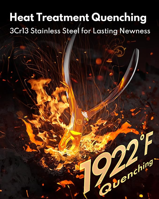 Dog Nail Clippers – Sharp, Durable, All Steel Material, Ergonomic Non-Slip Handle, Safe and Comfortable Trimming, Professional Pet Nail Trimmers for All Dogs Cats-PawvioPets